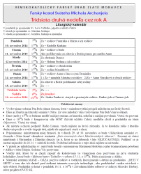 Farské oznamy na 32.nedeľu cez rok A - 